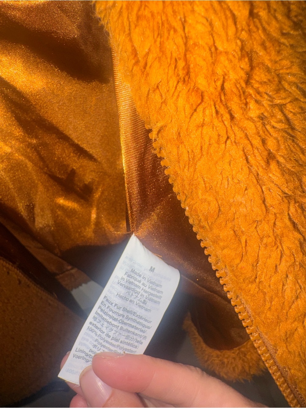 🐻✨J.Crew Teddy Fleece Jacket | Brown Sherpa Full Zip | Size Medium ✨ - Picture 7 of 8
